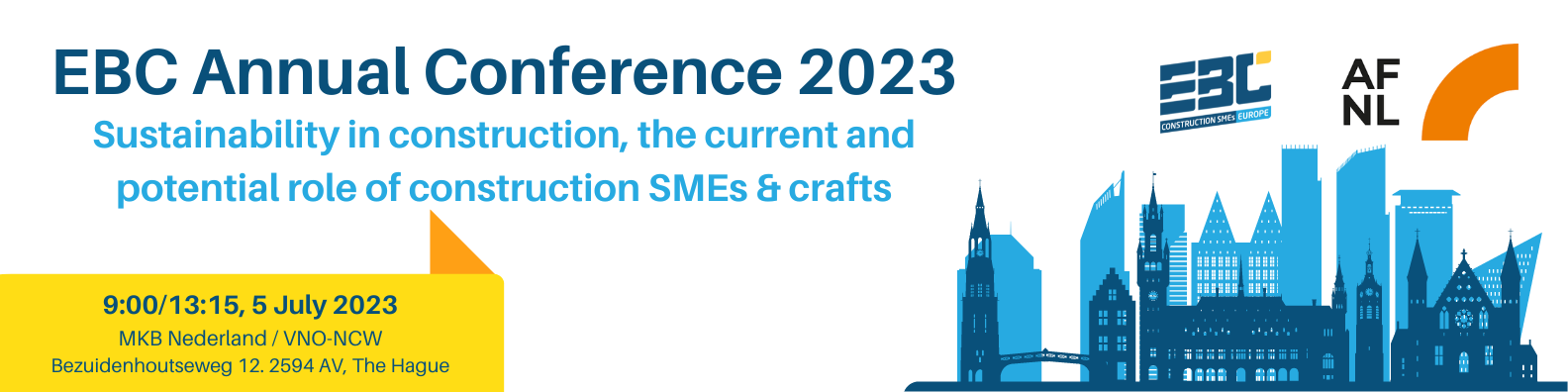 EBC Conference 2023: Sustainability in construction, the current and potential role of construction SMEs & crafts